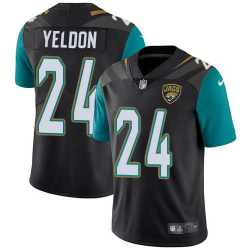 Nike Jacksonville Jaguars #24 T.J. Yeldon Black Alternate NFL Vapor Untouchable Limited Jersey,We sell and wholesale Nike Jacksonville Jaguars #24 T.J. Yeldon Black Alternate NFL Vapor Untouchable Limited Jersey on line form chian!